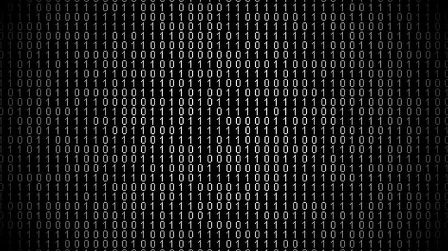 Abstract background with binary code concept