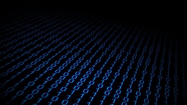 Abstract background with binary code concept