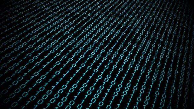 Abstract background with binary code concept
