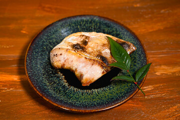 和食　ブリの塩焼き