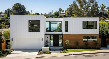 Beautifully crafted modern house design, exterior visualization