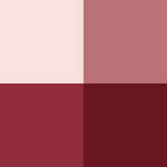 Fototapeta premium Red Hue Quadrants – Minimal Gradient Square