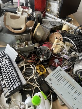 E-waste. Used electronics which are destined for refurbishment, reuse, resale, salvage recycling through material recovery, or disposal