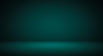 Deep Emerald Teal Studio Background with a Smooth Gradient and Subtle Texture