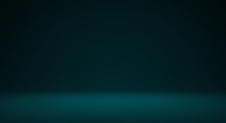Rich Teal Gradient Background with a Subtle Floor Reflection