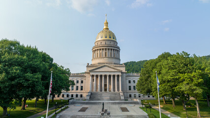 West Virginia State Capitol with Golden Dome in Charleston