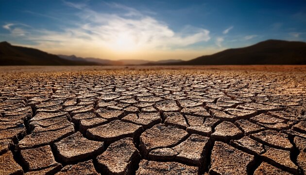 dry cracked earth - Powered by Adobe