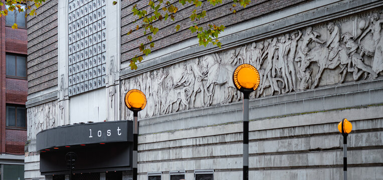 Lost Nightclub Music Venue, Old Odeon Covent Garden Cinema, Amber Lights, Saville Theatre Building, Shaftesbury Avenue, London, UK, November 2025