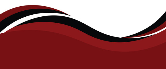 Vector red line background curve element with white space for text and message design, overlapping layers, vector