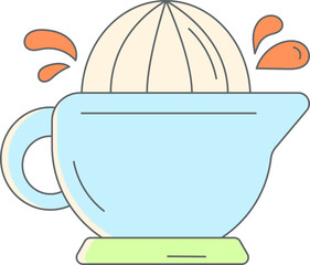 Freshly Squeezed Citrus Juice Concept with Modern Minimalist Design, Perfect for Healthy Lifestyle Brands and Refreshing Beverage Promotions, Clean and Vibrant Design