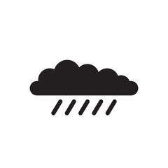 Raining Cloud Weather Icon