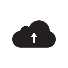 Cloud Upload Icon for Data Storage and Transfer