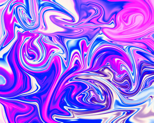 Vibrant Fluid Abstract Gradient Background with Colorful Liquid Flow and Modern 3D Texture