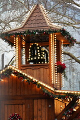 Leicester Square Christmas Market Decorations