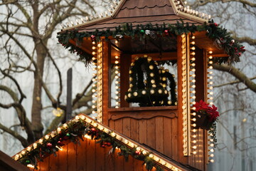 Leicester Square Christmas Market Decorations