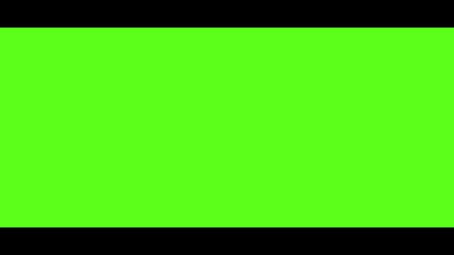 screen opening with screen switching on - isolated on black and green screen. HD video opener. A vibrant green screen background featuring a eye opening pov effect or eye blinking effect.