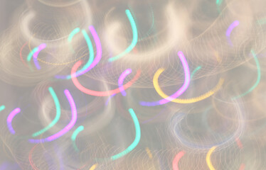 Blurred image of decorative colored background