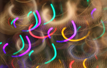 Blurred image of decorative colored background