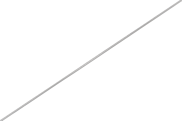 Outdoor overhead electrical power line wire is isolated.