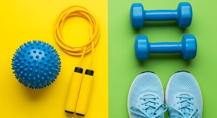 Home Workout Equipment Collection For Strength Training and Cardio Exercises