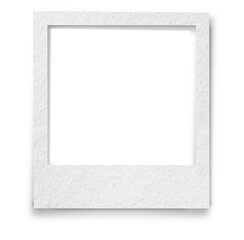 Empty white photo frame - vector for stock