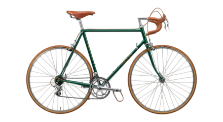 Classic Green Raleigh Road Bicycle Vintage Bike for Touring and Commuting Fun