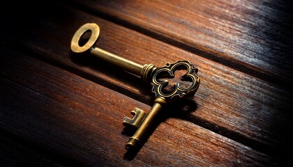 the antique key symbolizing opportunity and the path to success