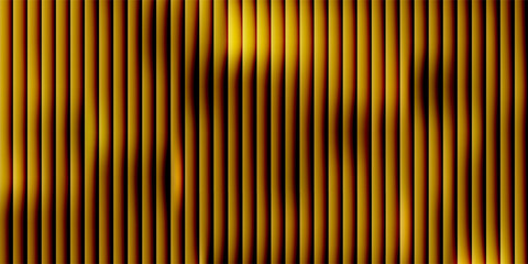 Dark brown beige orange ribbed glass. Vector ribbed glass texture background. Mesh gradient. acrylic ribbed bath surface. Reeded glass background semitransparent overlay. Bath wall window