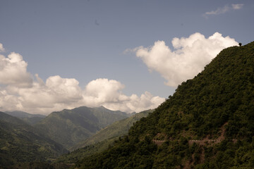 Mountain Landscape with Green Valley