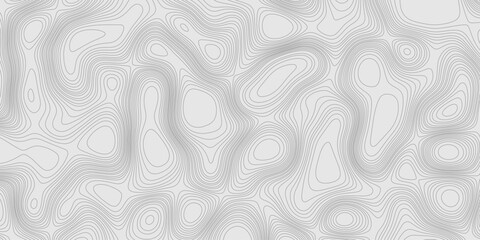 Grey contours vector topography geographic mountain relief isolated on texture background, abstract wavy and curved lines topographic map contour art seamless pattern terrain background.