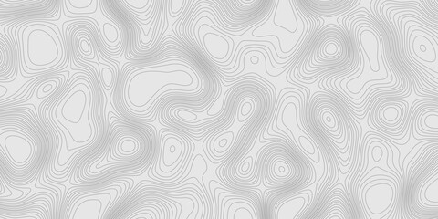 Grey contours vector topography geographic mountain relief isolated on texture background, abstract wavy and curved lines topographic map contour art seamless pattern terrain background.
