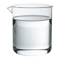 Wooden bucket filled with white liquid inside isolated illustration on transparent background