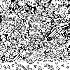 Canada cartoon doodle illustration. Funny Canadian border.