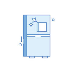 Refrigerator vector icon