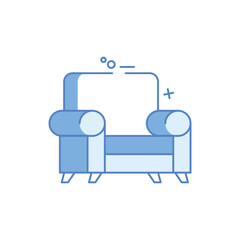 Sofa vector icon