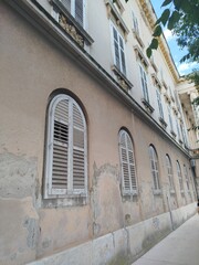 The city of Pula. Old buildings