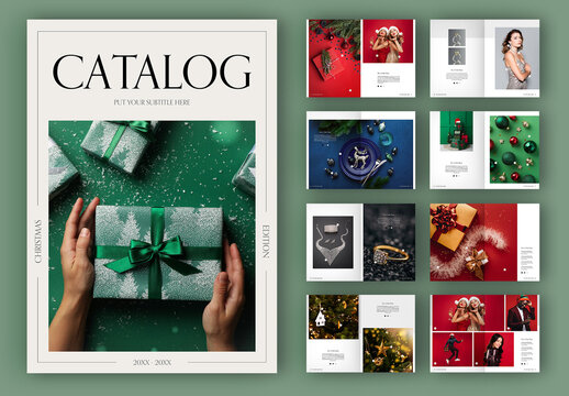 Christmas Catalog Layout