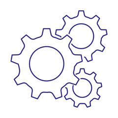 Gear icon vector design element logo template.