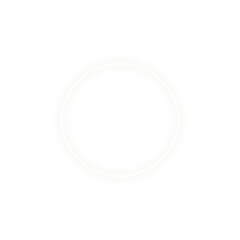 Empty white porcelain dinner plate isolated on a clean white background