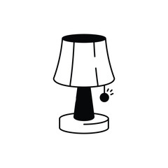 Obraz premium Lamp vector icon