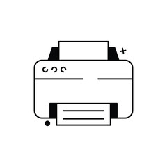 Printer vector icon