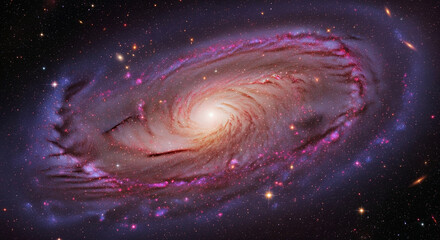 background of light vortex on planet