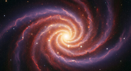 background of light vortex on planet