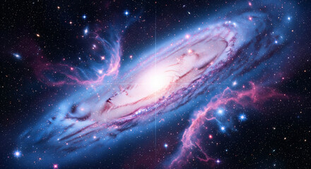 background of light vortex on planet