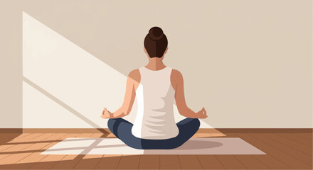 Meditation and Mindfulness Vector