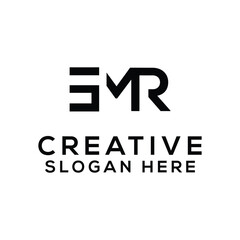 Black abstract letters creative slogan vector