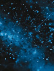 Cosmic Symphony: A mesmerizing display of celestial wonders, captured in a symphony of blue and cosmic hues.