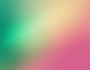 pale abstract background mixing pink and green gradient with grainy effect texture