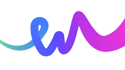 Abstract Wavy Gradient Background – Colorful Flow Lines and Shapes Vector Design