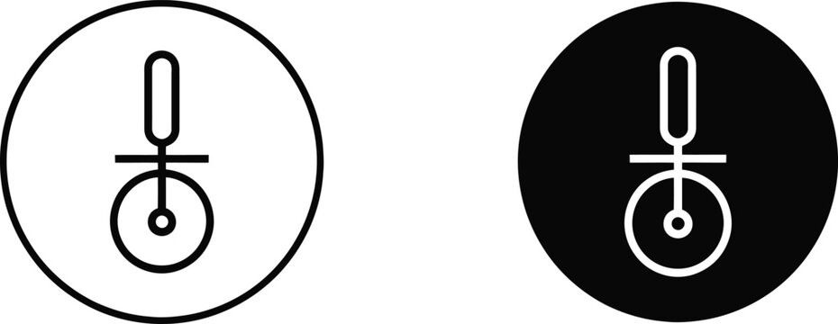 Pizza Cutter Wheel Slicer Kitchen Cooking Tool Icon Vector illustration